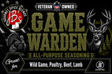 Game Warden - Savory All-Purpose Blend for Wild Game, Poultry, & More