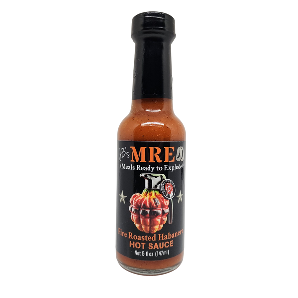 MRE Fire Roasted Habanero Hot Sauce – JB's Gourmet Spice Blends