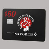 JB's Gift Cards (Digital)